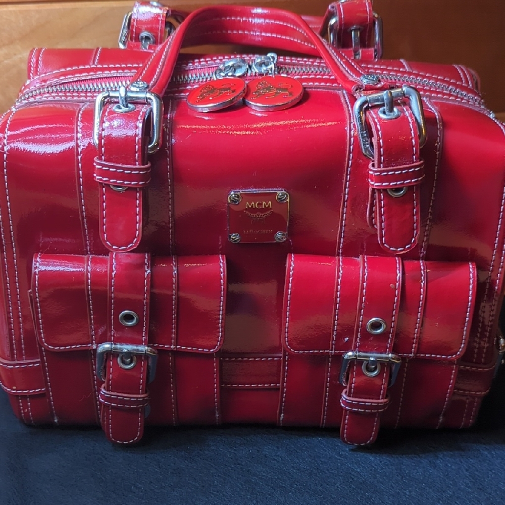 MCM Vintage Patent Leather Bag